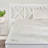 Linens Luxury Bambu Sıvı Geçirmez Çift Kişilik Yatak Alezi - Beyaz - 160 x 200 cm