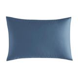 Linens Mix Match Pamuk Saten 2'li Standart İndigo Yastık Kılıfı Seti