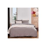 Linens Mix Match Vizon Pamuk Saten Çift Kişilik Nevresim Kılıfı