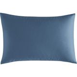 Linens Mix&Match Pamuk Saten 2'li Standart Yastık Kılıfı Seti İndigo - 50 x 70 cm - Mavi
