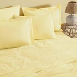 Linens Mix&match Pamuk Saten 2'li Standart Yastık Kılıfı Seti Sarı