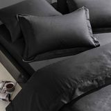Linens Mix&match Pamuk Saten 2'li Standart Yastık Kılıfı Seti Siyah - 001-Renkli
