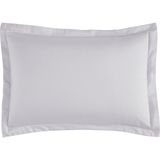 Linens Mix&Match Pamuk Saten 2'li Volanlı Yastık Kılıfı Seti Gri - 50 x 70 cm
