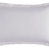 Linens Mix&Match Pamuk Saten 2'li Volanlı Yastık Kılıfı Seti Gri