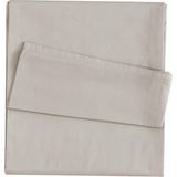 Linens Mix&Match Pamuk Saten Çift Kişilik Çarşaf Taş - 240 x 260 cm