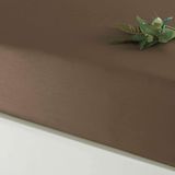 Linens Mix&match Pamuk Saten Çift Kişilik Lastikli Çarşaf Kahve - Kahverengi
