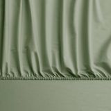 Linens Mix&Match Pamuk Saten King Size Lastikli Çarşaf Koyu Yeşil