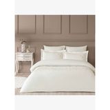 Linens Premium Cedro Pamuk Brode Nevresim Takımı Çift Kişilik Beyaz