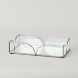 Linens Romilly 20x11 cm Tepsi Silver