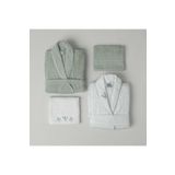 Linens Sage Pamuk 4'lü S/M- L/XL Bornoz Seti