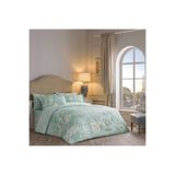 Linens Seine Pamuk Saten Çift Kişilik Nevresim Takımı Turkuaz
