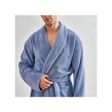 Linens Soft Pamuk Bornoz Mavi