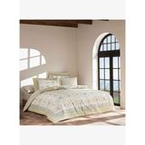 Linens Solara Pamuk Saten Çift Kişilik Nevresim Takımı Sarı