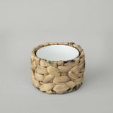Linens Straw Porselen 13,x9,8 cm Sunum Kasesi - Beyaz