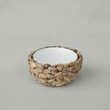Linens Straw Porselen 16,5x9 cm Sunum Kasesi - Beyaz