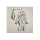 Linens Tesso Bambu M/L Bornoz Seti Stone