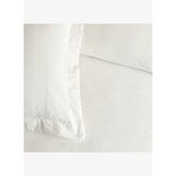 Linens White Collection Gracine UC Pamuk Jakar Çift Kişilik Nevresim Takımı Beyaz