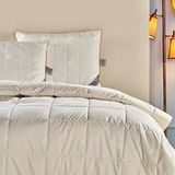 Linens Wooly Yün King Yorgan - Ekru - 215 x 235 cm