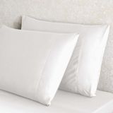 Linens X TENCEL™ Lyocell 2'li Standart Yastık Kılıfı Beyaz