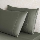 Linens X TENCEL™ Lyocell 2'li Standart Yastık Kılıfı Seti Yeşil - 50 x 70 cm