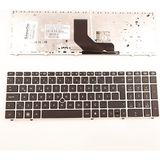 LineOn Hp Probook 6560B Uyumlu Notebook Klavye Gümüş Çerçeve
