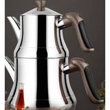 Lines Naz Orta Çaydanlık Kristal Kulp Bronz Sofy