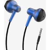 LİNK Linktech Premium H677 Premium Metal Süper Bas Kulak Içi 3.5mm Aux Kablolu Kulaklık - Mavi