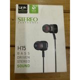Link Tech Stereo Kulak İçi Kablolu Kulaklık Extra Bass Mikrofonlu