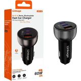 Linkage 3 Portlu Süper Hızlı Araç Şarj Cihazı (2 Adet Type-C 30W + 1 Adet USB 3.0)