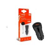 Linkage 38W/6A Araç Çakmaklık Hızlı Şarj Aleti Type-C ve USB Girişli Type-C To Type-C Kablo - Siyah