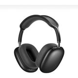 Linkage Kablosuz Bluetooth Şarjlı Aux Tf Kart Girişli Kulak Üstü Kulaklık Siyah - Mat Siyah