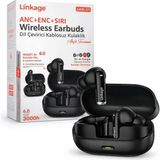 Linkage Lkb-37 Anc+Enc+Siri Destekli Kablosuz Bluetooth Kulaklık - 56 Dil Anlık Çeviri Özellikli - Siyah