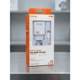 Linkage LKC-30 USB-C Kablolu 18W Hızlı Şarj Aleti | QC 3.0 Teknolojisi, 1m Kablo Dahil, Aşırı Isı Koruması