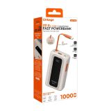 Linkage Lkp-60 - 22.5W, 10.000Mah Dahili Usb-C Kablolu Lcd Dijital Göstergeli Taşınabilir Powerbank