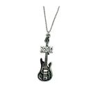 Linkin Park Temalı Elektro Gitar Kolye – 60 Cm Metal Rock & Nu Metal Aksesuar