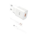 Linktech 3.0 12W Micro USB Hızlı Şarj Kablosu ve Şarj Aleti - Beyaz