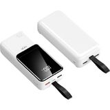 Linktech EF96 27000 Mah 22.5W Hızlı Ekranlı Powerbank - Beyaz