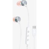 Linktech Ekstra Bass Kablolu Kulaklık , Linktech H74 Beyaz Type-C Mikrofonlu Metal Kablolu Kulak Içi Kulaklık , Premium Type-C Kablolu Kulaklık
