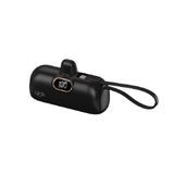 Linktech EP52 Strong Eco Friendly Type-C Port 4800 mAh Lityum Polimer Siyah Mini Powerbank
