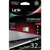 LinkTech Fit Premium 32GB Metal USB Flash Bellek 25MB/S Hızında Dayanıklı Tasarım