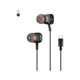 Linktech H16 Type-C Stereo Kulak içi Kablolu Kulaklık beyaz