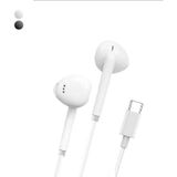 Linktech H36 Type-C Stereo Kulak Içi Kablolu Kulaklık - Beyaz