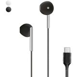 Linktech H46 Type-C Stereo Kulak Içi Kablolu Kulaklık - Siyah