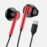 Linktech H65 Siyah Kırmızı Mikrofonlu Yüksek Baslı Kulak İçi Kablolu Kulaklık
