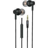 Linktech H71 Ekstra Bass 3.5mm Kulak Içi Kablolu Kulaklık - Siyah