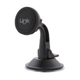 Linktech H710 Mıknatıslı Vantuzlu Siyah Araç İçi Telefon Tutucu