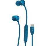 Linktech H74 Type-C Ekstra Baslı Kulak İçi Kablolu Kulaklık, Mavi
