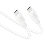 Linktech K451 Strong 60W 1 mt Beyaz Type-C - Type-C Data/Şarj Kablosu