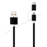 Linktech K556 2in1 Micro USB + Type-C 1.2 mt Şarj ve Data Kablosu