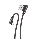 Linktech K593 3A 1.5 mt Safe İph Lightning 90 Derece Data/Şarj Kablosu